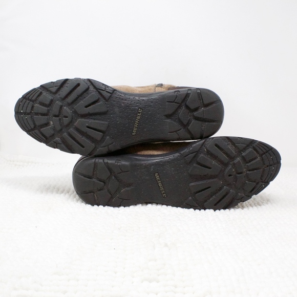 Merrell Vera Mid Barnwood Distressed Boots Size 10 - Picture 4 of 8